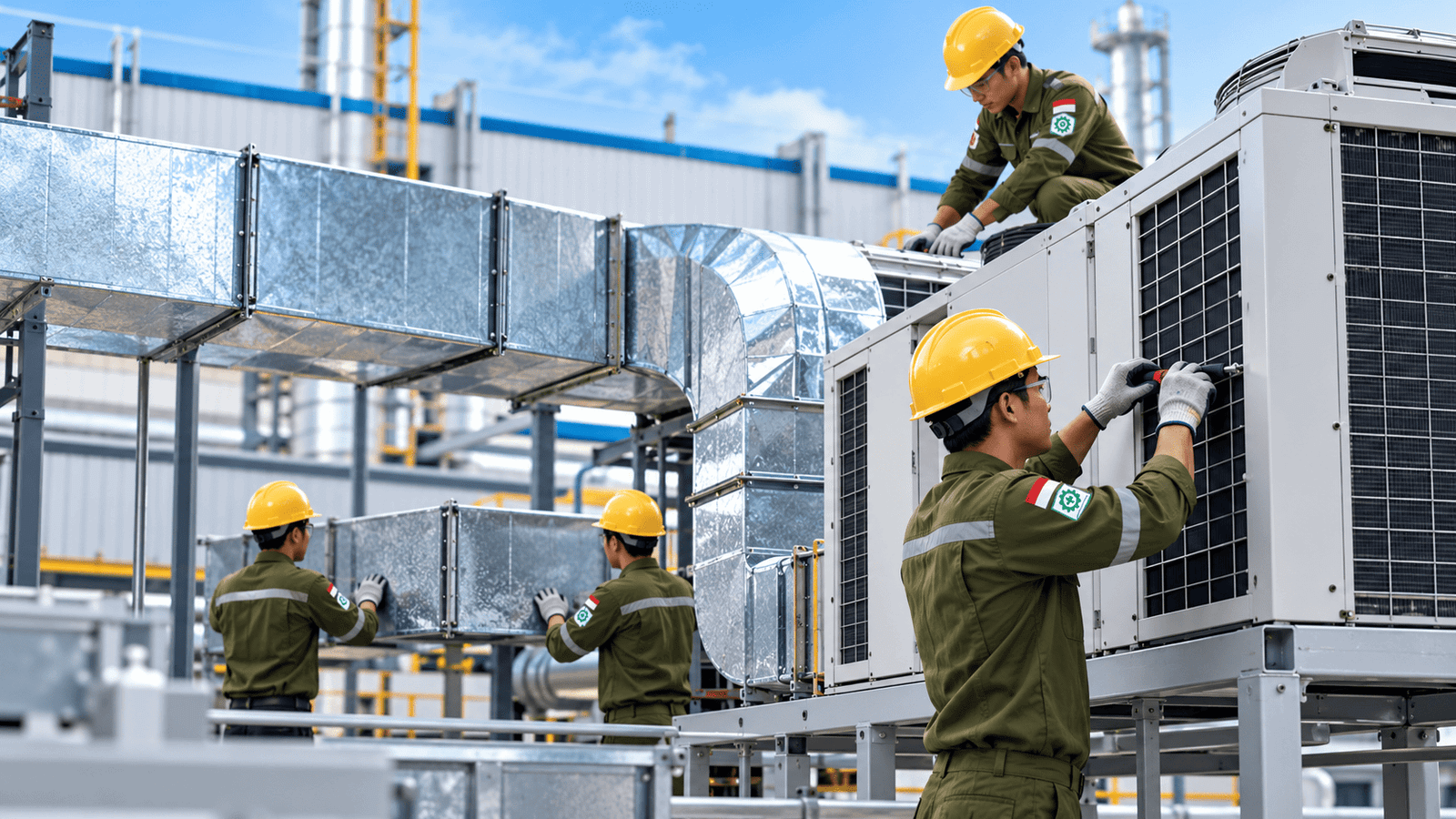 Tahapan Instalasi HVAC industri: tahapan instalasi HVAC industri yang perlu dikoordinasikan